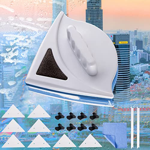 RENDIN Magnetic Glass Cleaner, Cleans Double-Sided Glass and Surfaces for Cleaning Glass, Bathroom, Window