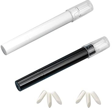 Neoreser 2 Pièces Stylo Correcteur de Vernis à Ongles, Nail Art Correcteur Retrait Stylo Remover Pen, avec 6 Pointes de Rechange pour un Vernis à Ongles Propre