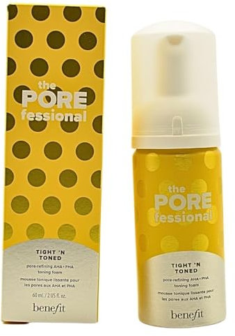 BENEFIT The POREfessional Tight 'N Toned AHA + PHA Toning Foam Mini 60 ml