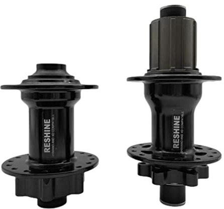 MTB Fahrrad Naben 32 36 Löcher Scheibenbremse Nabe Vorne 15x100 Hinten 12x142 Steckachse Boost Nabensatz HG Freehub Für 8/9/10/11 Gang Kassette (Color : Black, Size : 36H)