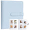 256 Taschen Fotoalbum für Fujifilm Instax Mini LiPlay 11 12 9 8+ 8 7S Sofortbildkamera, für Polaroid Snap SnapTouch PIC-300 Z2300 Mint Zip Sofortbildkamera Drucker (Blau)