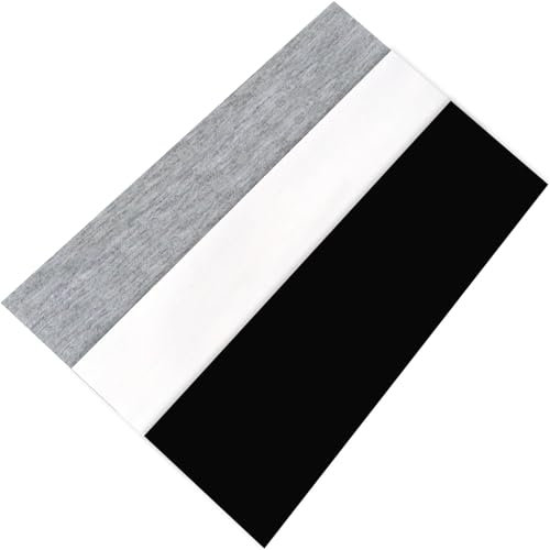 Sularpek Stirnband Damen Sommer Sport 3er Pack - Elastische Baumwolle Haarbänder mit Antirutsch, Weiches Headband für Yoga Fitness Laufen Radfahren Gym (Schwarz, Weiß, Grau) - Atmungsaktiv & Vielseiti