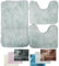 Luga Set 3 pz Tappetini TAPPETO da bagno antiscivolo Pelo Lungo Soffice (3PZ/LFT-3)