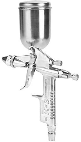 125ml Pneumatic Spray Gun Aluminum Touch Up Spray Gun Small Air Paint Sprayer with 0.5mm Nozzle for Car Painting Repair