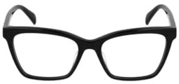 Tous Brille mit Sehstärke für Damen optional mit Sonnenbrillentönung oder Blaulichtfilter, Quadratisch, gefertigt aus Celluloseacetat, Modell: VTOB92 (inklusive Brillenetui)