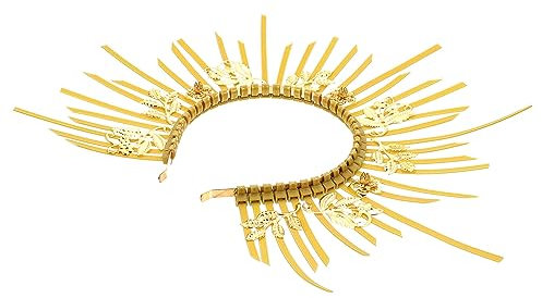 minkissy Karneval Haarreif Damen Sonne 3st Halo-stirnband Unserer Lieben Frau Haarschmuck Hochzeitsdeko Plastik Braut Steampunk Gold Haarreif Karneval Damen Sonne
