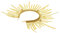 minkissy Karneval Haarreif Damen Sonne 3st Halo-stirnband Unserer Lieben Frau Haarschmuck Hochzeitsdeko Plastik Braut Steampunk Gold Haarreif Karneval Damen Sonne