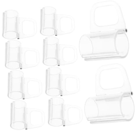 Cabilock 3 Sets Vorhangzubehör Rollozug Leichtgewicht Tragbarer Abs-Material Rollo-zuggriff Einfach Zu Bedienen 10 Stück * 3