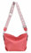 Damen Tasche Shopper Hobo Bags Crossbody Schultertasche Umhängetasche Handtasche Gürteltasche Crossover Kunst Leder Coral