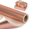 Rouleau de papier cadeau doré rose métallisé – 43 cm x 10 m – Couleur unie mate pour anniversaire, Noël, mariage, fête prénatale, cadeau d'anniversaire pour homme et femme