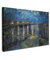 MuchoWow© Impression sur Toile Decoration Murale Peinture 120x80 cm Tableaux Decoratifs Muraux Déco Chambre Tableau Salon Van Gogh - Nuit étoilée sur le Rhône Reproductions