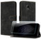 JayModCase Case for Samsung Galaxy J5 2017 / J530 with Screen Protector, Flip Wallet PU for Galaxy J530 cover [Card Holder] [Magnetic Closure] [Kickstand] 360 Shockproof Protective Case - Black