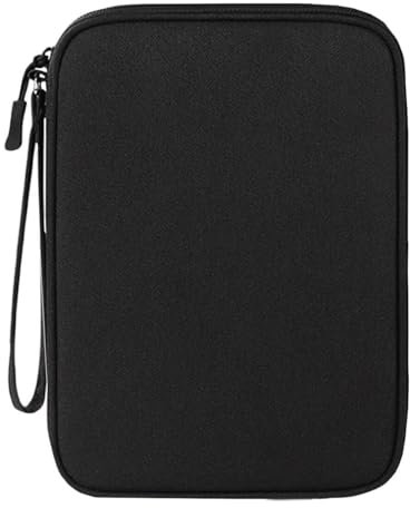 FAVORTALK Travel Electronics Organiser Portable Travel Pouch for Cables Travel Essentials Waterproof Tech Bags Shockproof Pouch Bag for Power Bank Earphone Charger Hard Disk,B40305