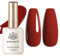 BORN PRETTY Gel Nail Polish Red 15ml Sheer Color Gel Polish Shellac Color Gel Nail Varnish Soak Off U V Nail Lamp Nail Art Manicure Salon DIY at Home