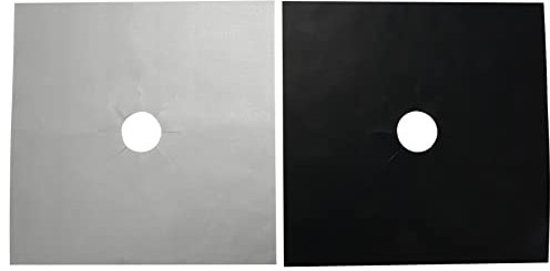 HOMEDEK 8 StüCk Gas Kochfeld Range Schutz Herdplatte Schutz Liner Deckel Reiniger Kocher Abdeckungen Wiederverwendbare Gas Kochfeld Matten