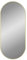 Genérico Espejo de Pared Ovalado Dorado 100x45 cm,wenjingqi-348201