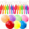 30 Stück Robuste Punch Luftballons, Groß Geburtstag Luftballons, Robuste Perforierte Ballons für Hochzeit Geburtstag Spiel Partyzubehör Taufe Babyparty Kinder Party Festival