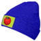 Oudrspo Blue Tomato Beanie-Mütze mit Gemüse-Motiv für Herren und Damen, warm, aus Strick, mit Bündchen