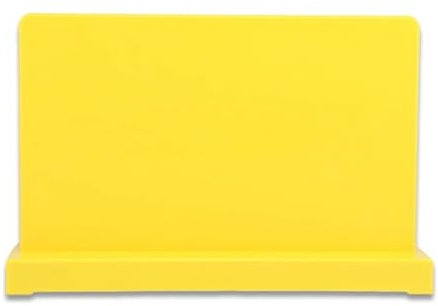 Magnetic Knife Block Holder, Double Sided Knife Rack, Scissors Holder, Kitchen Organiser, for Safe, Clean and Tidy Kitchen, Without Knife (Yellow)