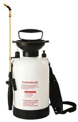 Sghtil Spruzzatore A Pompa Per Prato E Giardino | Spruzzatore Acqua Multiuso - Portatile Per Piante Fiori Pulizia Casa Esterno Campeggio