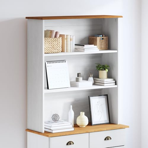 SKTQYQO Käfig ASKIM weiß 91 x 30 x 104 cm aus massivem Kiefernholz, Aufbewahrungseinheit mit minimalistischem Design für Wohnzimmer und Büro, modernes Möbelstück aus technischem Holz