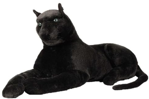 Geschenkestadl XXL Panther liegend Plüschtier 1,10 m | Kuscheltier, Dekotier, Wildtier Deko, Wohnaccessoire