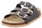 Superfit Mädchen Fussbettpantoffel 800113 Pantoffeln, Schwarz Silber 0100, 40 EU