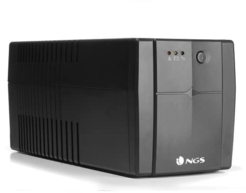 NGS FORTRESS1500V2 - Sistema de Alimentación Ininterrumpida SAI, Off Line UPS 1200 VA, Tensión Constante de Salida 720W para 4 Enchufes Schuko