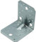 SC-Normteile | Winkelverbinder mit Sicke - 105 x 105 x 90 mm - 50 Stück - Feuerverzinkt - Lochwinkel Rippe Steg - Made in Germany