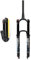 LvTu Mountain Bike Forcella Ammortizzata MTB 26/27,5/29 Pollici 160mm Viaggio Bicicletta Anteriore Ultraleggero Forcelle Pneumatiche for Ciclismo in Discesa - Nero(Tapered Manual Lockout,26 pollic