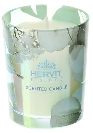 Hervit Kerze im Glasbehälter, Oud-Duft Botanic 70 gr, 7 cm 4 Varianten (1Stk) BLU