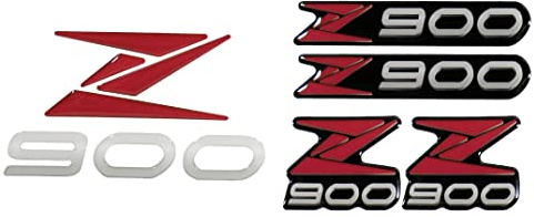 BIKE-label Logo adesivo 3D compatibile con Kawasaki Z900 rosso X910078VA