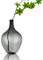 Lei-JG 27,9 cm schwarze Glaskrugvase, große transparente Vase, große transparente Vase, Vintage-Blasenvase, Tafelaufsätze für Bauernhaus, Tischplatte, Innenbereich, festliche Dekoration
