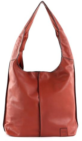 FREDsBRUDER Leder Schultertasche FB 100 II Shoulderbag Brick rot