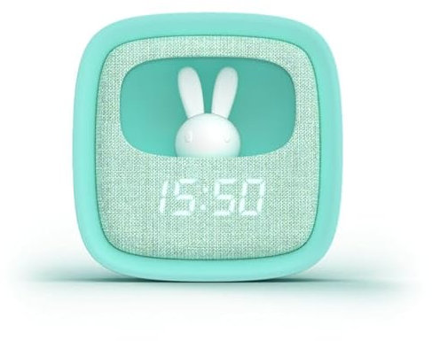 Mobility on Board Réveil Veilleuse Enfant Billy Clock - Turquoise