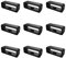 9 Stück Schlaufe Kompatibel Mit Polar Vantage V2 / Vantage V Verschlussring 22mm Armbanduhr Schlaufe Silikon Uhrenarmband Halter Keeper