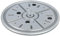 Gedotec Schwerlast-Drehbeschlag 360° Drehscheibe drehbar Ø 282 mm | Drehteller Stahl Grau | Druckkugellager Tragkraft 300 kg | Dreh-Ring zum Schrauben für Möbel | 1 Stück - Drehkranz Küche