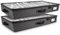 HOMELUX THEORY 2pc Low Profile Under Bed Storage Containers, Thin Under Couch Storage Organizer with Bins & Lids, Underbed Storage Box Ideal for Seasonal Clothes, Blankets, Fabric & Shoes (Dark Gray)