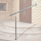 Daromigo Edelstahl Eingangsgeländer Treppengeländer, 100cm Geländer Außen Innen, Winkel Einstellbar, Ø42mm Wandhandlauf, inkl.Montagematerial, für Treppen Garten Hauseingang
