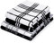 Encasa Frottee-Küchentuch-Set – 70x45 cm – saugfähiges Mehrzweck-Reinigungstuch, wiederverwendbares Handtuch und Geschirrtuch (4er-Pack – Schwarz ohne Frottee+Frottee)