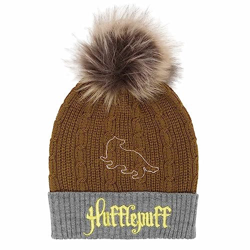 Harry Potter Hufflepuff-Haus-Pelzbommel, Schwarz