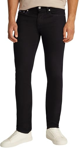 Calvin Klein Herren Jeans Hose Slim Fit mit Stretch ,Denim Schwarz ,38W / 32L