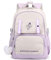 Makukke Cute Schulrucksack Mädchen Teenager Rucksack Schule, Schultasche Jungen Multi-Tasche Wasserdicht School Bag Schulranzen für Mädchen Damen, Lila Schulrucksack