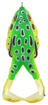 Frosch Köder Doppel Propeller Beine Silikon Weiche Köder 13,6g 16,6g Topwater Wobbler Künstliche Köder for Bass Wels Angeln Werkzeuge (Color : D, Size : 100mm 16.6g)