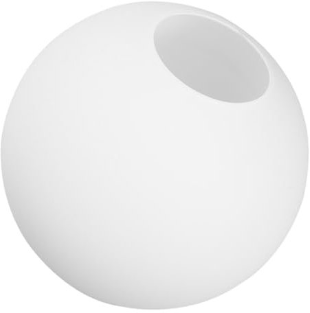 CRILSTYLEO Abat-jour globe givré de 10 cm de diamètre et abat-jour boule en verre de 4 cm de remplacement pour lampe suspendue