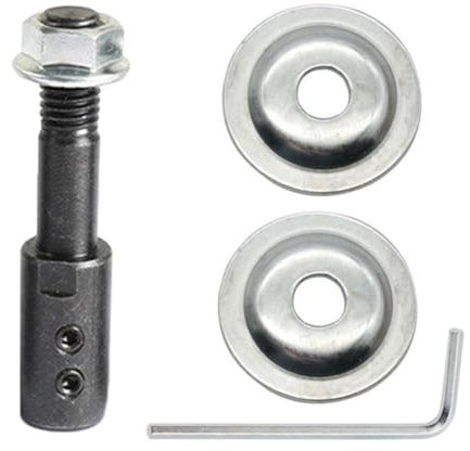 Adattatore per albero motore da 8 mm, per smerigliatrice da banco, estensore per albero di estensione per lucidatrice, levigatrice, lucidatura, mola di lucidatura rotante