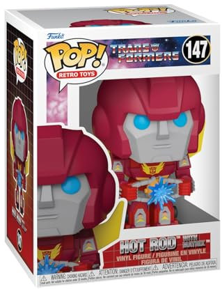 Funko Pop! Vinyl: Transformers - Hot Rod mit Matrix - Transformers Classic - Vinyl-Sammelfigur - Geschenkidee - Offizielle Handelswaren - Spielzeug Für Kinder und Erwachsene - TV Fans