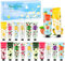 18 Pack Handcreme Damen Geschenkset, Handcreme Kleine Geschenke für Frauen Valentinstag Set Hände Fuß Feuchtigkeitscreme Duft Hand Tag Nachtcreme Körpercreme für Muttertag Weihnachten Adventskalender