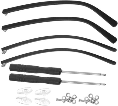 Anneome 2pairs Sunglasses Arm Legs Replacement Eyeglass Repair Kit Glasses Nose Pads Reading Glasses Temple