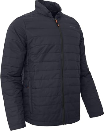 Bergson ASKIM | Herren Steppjacke, PFC-frei - Leichte Herren Steppjacke mit wärmender Wattierung, Normalgrößen, wasserabweisend & windabweisend, stufenlos Verstellbarer Saum, 2 Reißverschluss-Frontta